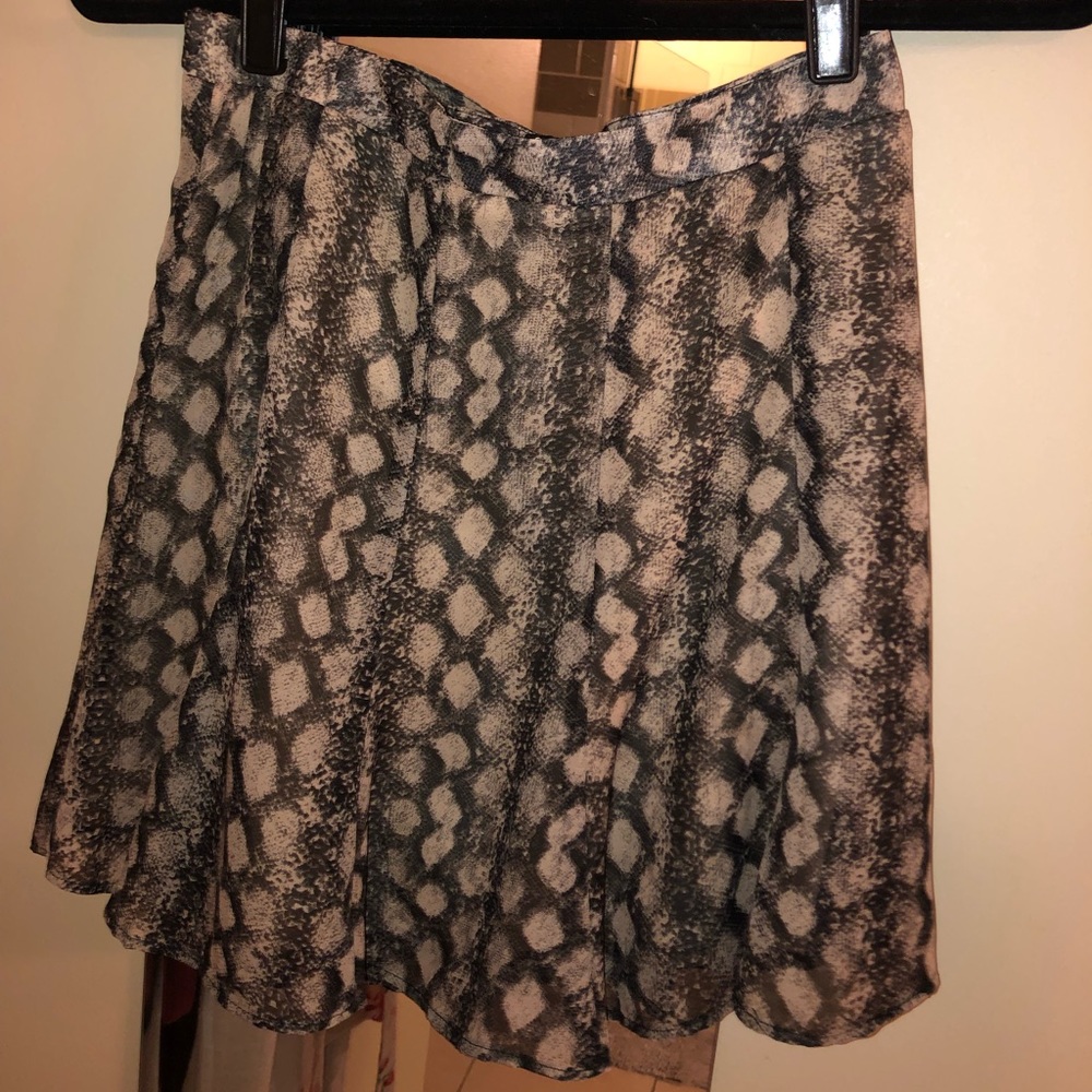 Show Me Your Mumu Snakeskin Skirt